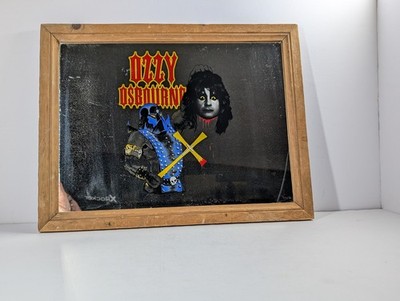 Very Rare Ozzy Osbourne 1982 Ozz Productions Original Mirror 18