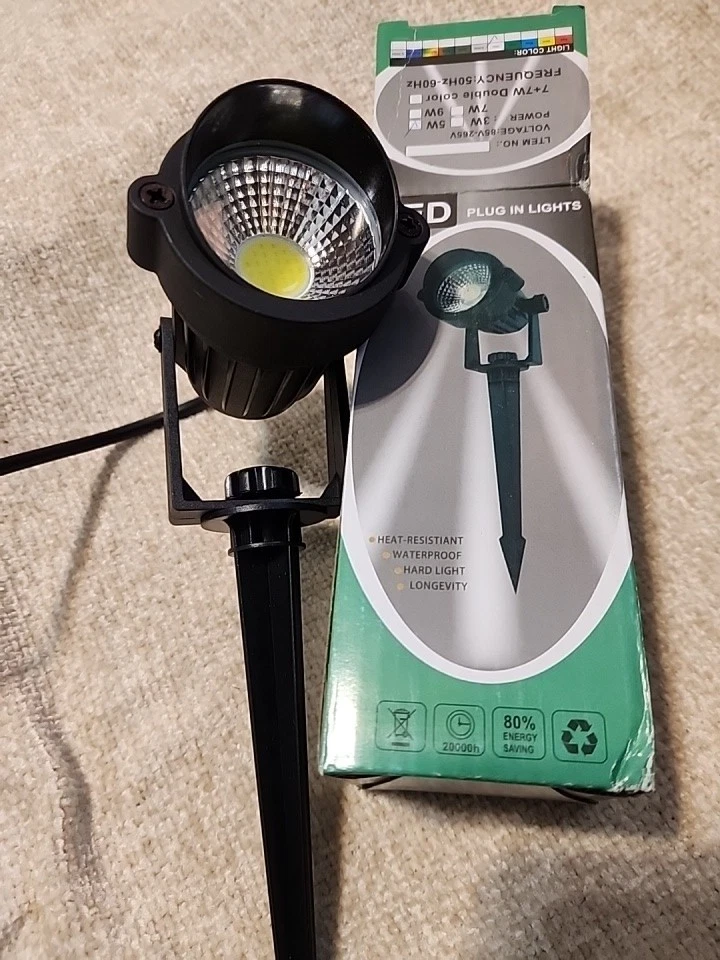 4 PACK Outdoor LED Waterproof Lawn Light 5w Household Long Nail Lawn Lamp