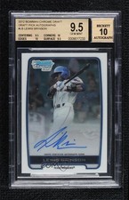 2012 Bowman Draft Chrome Picks Lewis Brinson #BCA-LB BGS 9.5 GEM MINT Auto e8i