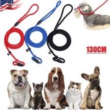 Dog Nylon Adjustable Loop Slip Rope Leash Lead Training Choke Pet Collar New USA