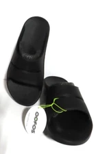 OOFOS OOahh Unisex Black US Men’s 9 Women’s 11 EU 42