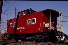 Ironton RR northeast style caboose # 6 restored @ Coplay PA..-2019 Fuji slide