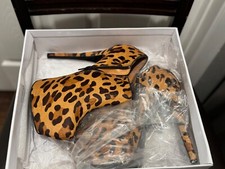    New Steve Madden cheetah   print high heels