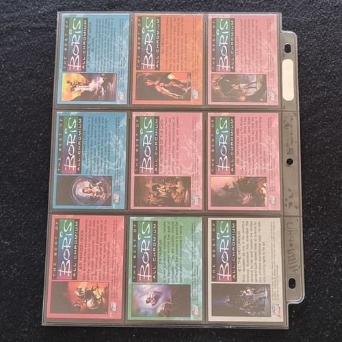 Best of Boris All-Chromium 90 card Base Set + C2, C4, promo, #9 HoloChrome 1994 - Picture 17 of 23
