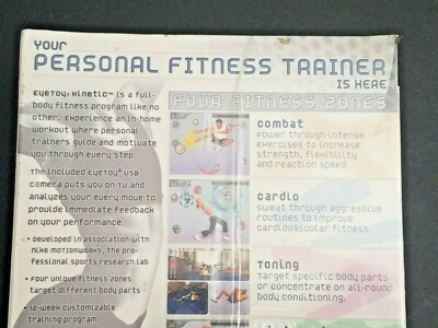 EyeToy Kinetic Personal Fitness Sur PS2 - Complet Avec Notice - Envoi Offert