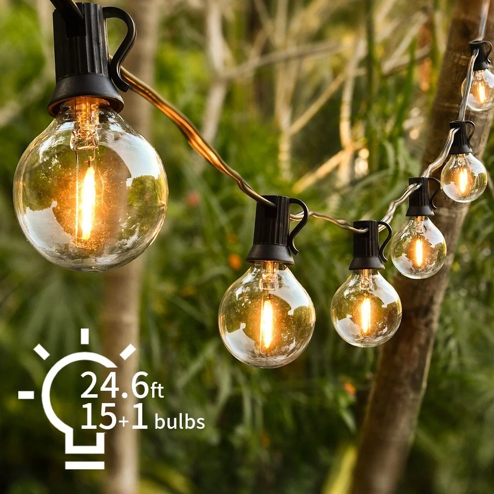 Party Globe LED Lights Bulbs Vintage Style Backyard Outdoor Fairy Lighting Parts