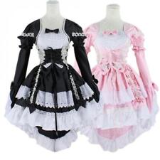 Angel Love Cosplay Costume Chiffon Dress Lolita Gothic Princess Maid Outfit