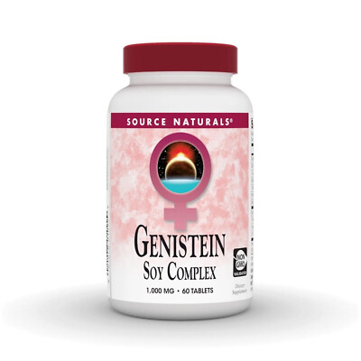 Source Naturals Genistein Soy Complex 1000mg 1000 mg 60 Tabs