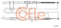 Cofle Handbremsseil Hinten, Rechts FüR Hyundai Oe 5977022100