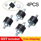 <!--F#f_0-->4Pcs M8 Anti Vibration Male Rubber Mounts Car Boat Bobbin Damper Pump<!--F/-->