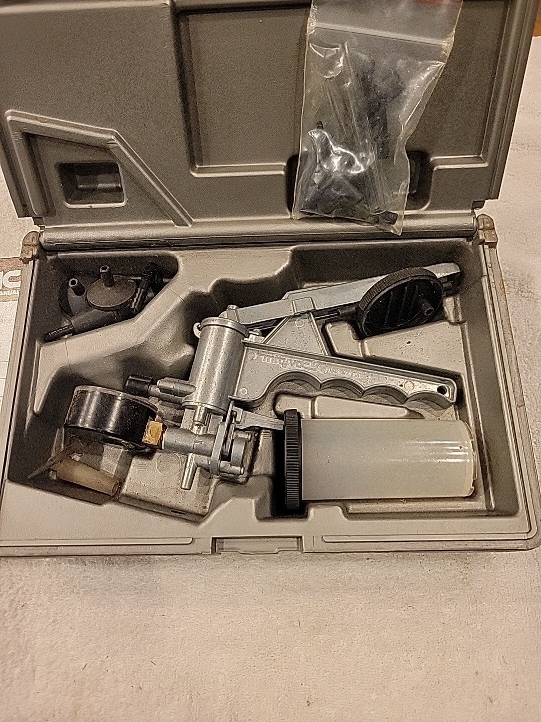 SILVERLINE MITYVAC Automotive Vacuum Pump Kit + Manual eBay