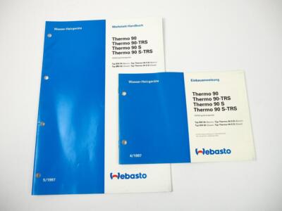 Webasto Thermo 90 S TRS Wasserheizgerät Einbauanweisung Werkstatthandbuch 1997