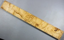 Guitar Neck Blank Spalted Worm-hole Maple Wood Luthier Supply 27.4"x3.7"x1.1"
