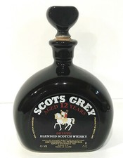 Ancienne bouteille jug en céramique whisky Scots Grey 12 years old 75cl