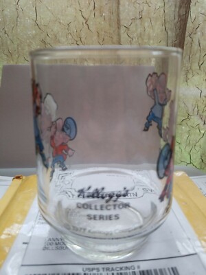 VINTAGE 1977 Kelloggs Collector Series SNAP CRACKLE POP RICE KRISPIES Glass