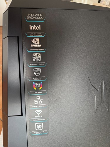 Acer Predator ORION 3000 RTX 3070 i7-11700F 32GB 1TB WD NvMe 500W - Imagen 4 de 5