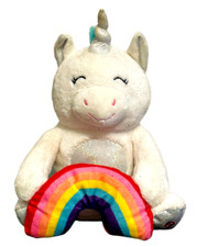 Spark Create Imagine Peek a Boo Rainbow Unicorn Plush Stuffed Animal Talks VIDEO