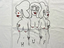 HUF x Porous Walker 2011 Deadstock MEDIUM White T-SHIRT · New / Unworn ·