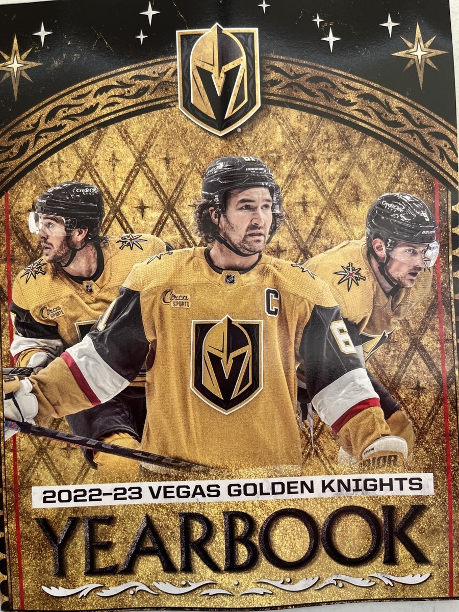 2022 2023 LAS VEGAS GOLDEN KNIGHTS YEARBOOK HOCKEY STANLEY CUP