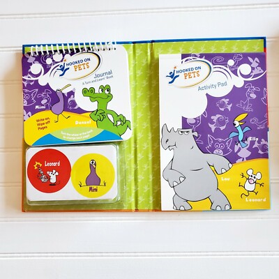 Hooked On Phonics Set Learn About Animals w/ Cartoon Music DVD