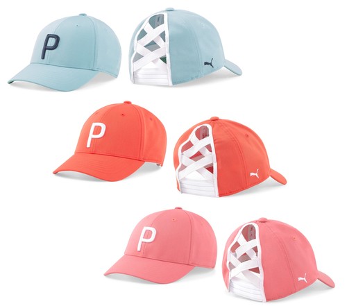 Puma Womens Pony P Golf Hat Adjustable 
