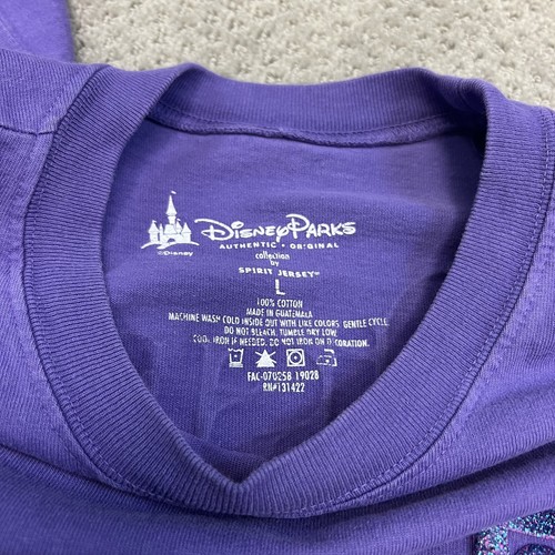 Walt Disney World Size Large Purple Potion Purple Glitter Spirit Jersey - 第 6/8 張圖片