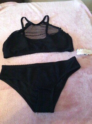 Schwarzer Bikini von Attraco neu mit Etikett - Größe XL