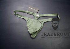 N2N Bodywear Men moss GREEN Guardian Rayon Micro G-string underwear S M L XL