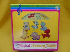 Vintage Dolly Toy Co. 603 Umbrella Musical Mobile Complete