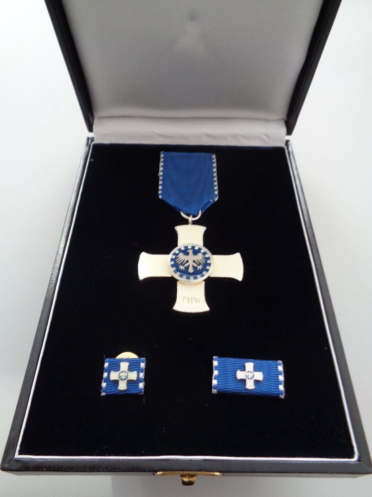 (A17-THW10) Srebrny Medal Honorowy THW dla Mężczyzn -pokaż oryginalną nazwę Świetna jakość, wielka popularność