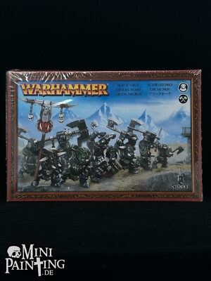 Warhammer Fantasy Orcs Goblins Black Orcs Schwarzorks Citadel Rare OOP Old World