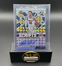 2020-21 Panini Mosaic Scripts Gold Prizm Markus Howard #RS-MHO Rookie Auto RC
