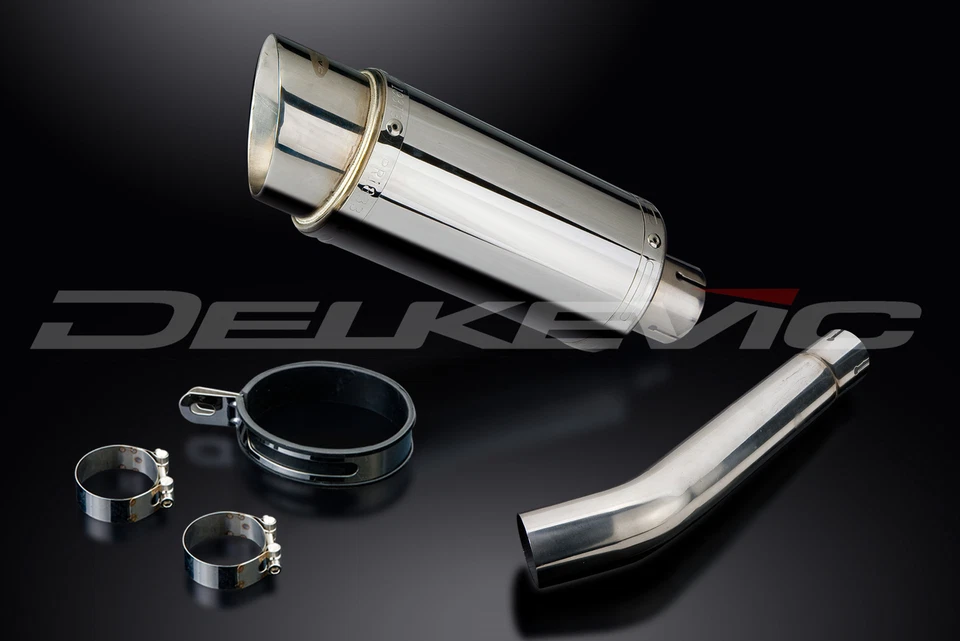 Комплект круглого глушителя из нержавеющей стали Yamaha YZF600R Foxeye 1994-2007 без шнуровки 8 дюймов - Изображение 3 из 4