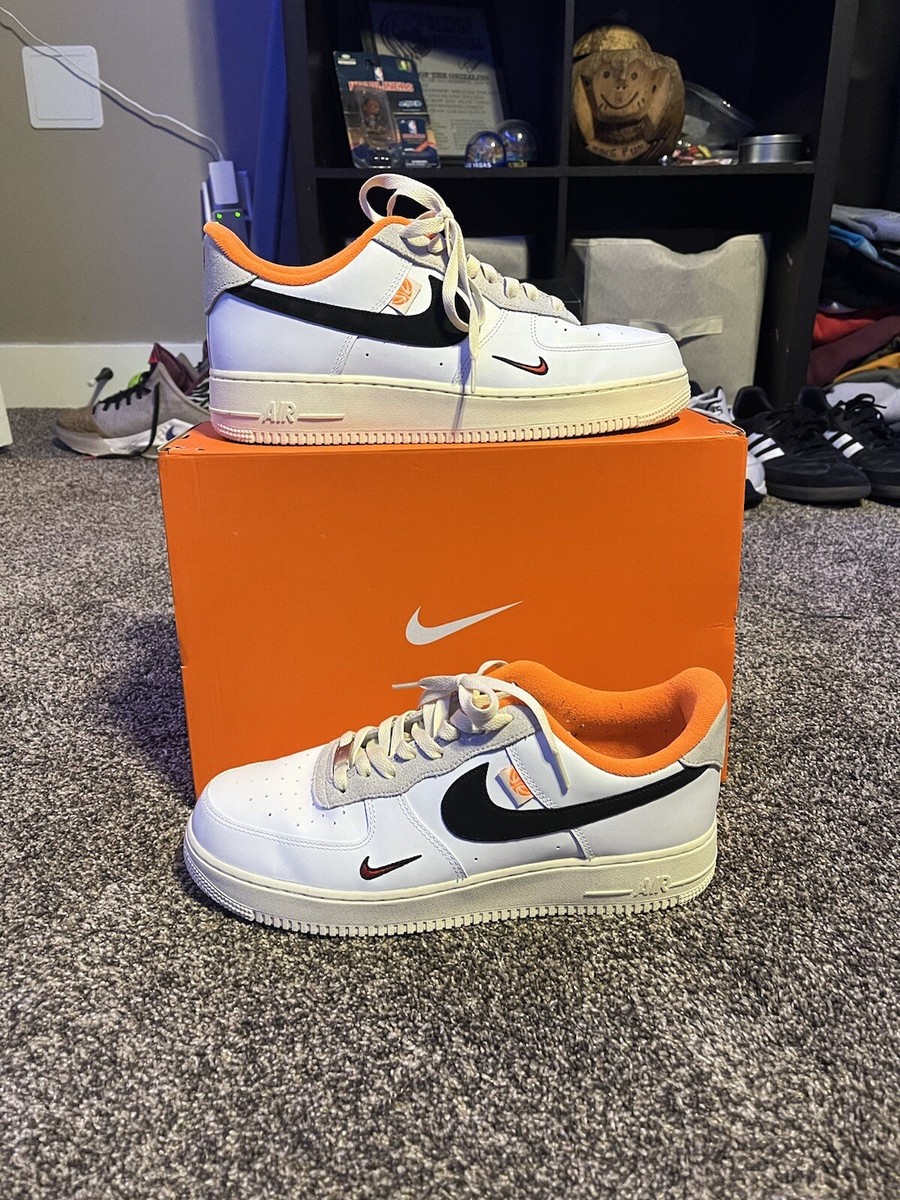 air force 1 low white total orange