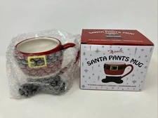 Miracle Pop Up Bar Santa Pants Mug 14 oz Cocktail Christmas New