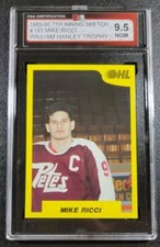 1989-90 7TH INNING SKETCH#183 MIKE RICCI RC ROOKIE KSA 9.5 NEW LABEL