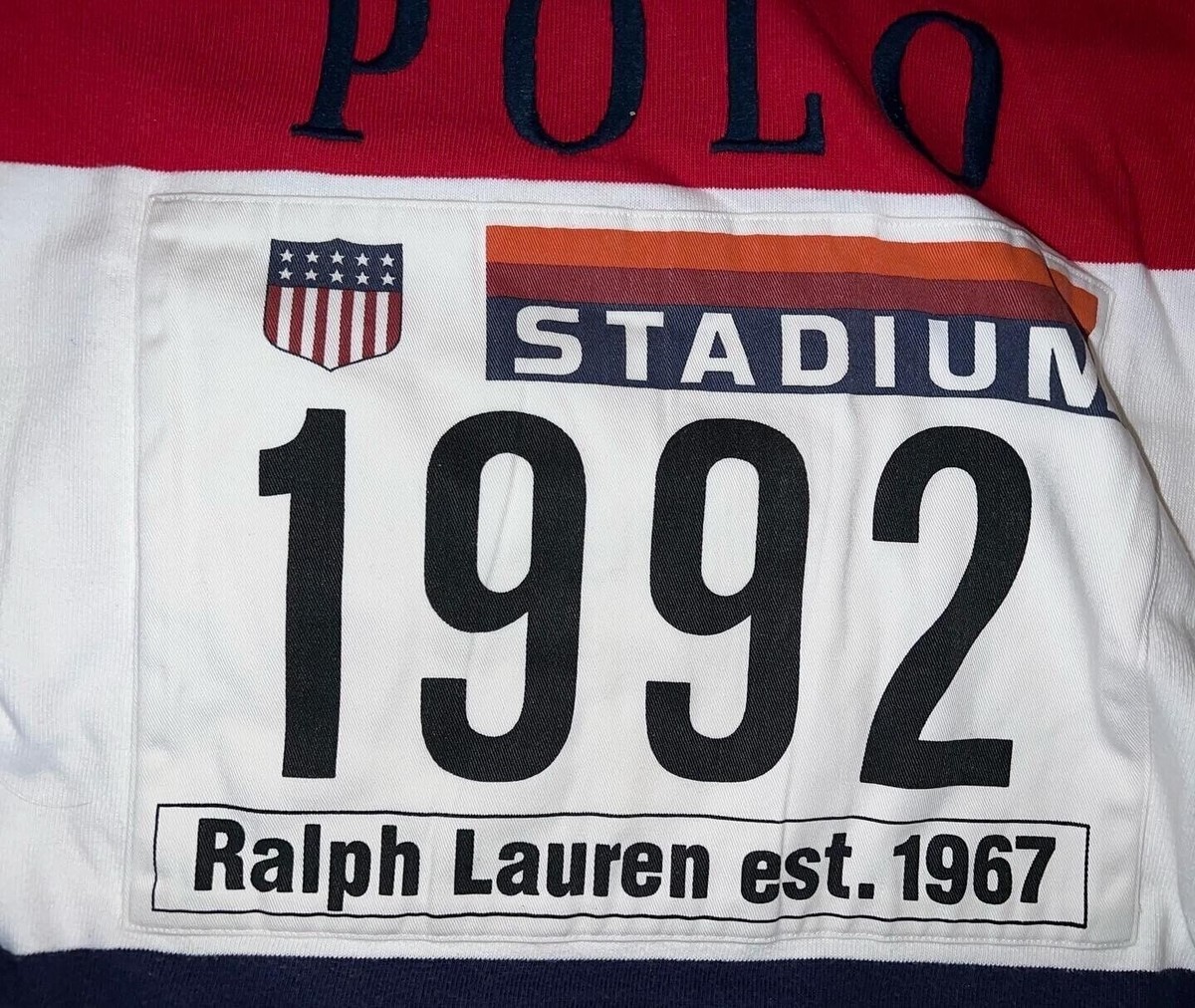 “POLO STADIUM 1992 OG” Rugby Shirt Ralph Lauren Polo stadium 1992 rugby | eBay