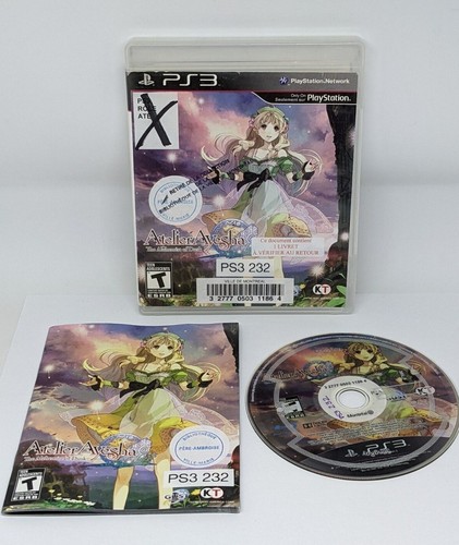 Atelier Ayesha: The Alchemist of Dusk PS3 Sony PlayStation 3 Complete CIB NTSC