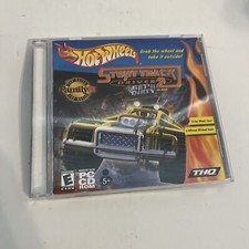 Hot Wheels Stunt Track Driver 2: Get'n Dirty CD-ROM Jewel Case PC, 2001 