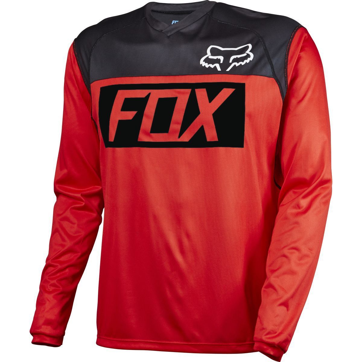 Fox Racing Indicator Long Sleeve L/S Jersey Red/Black/White | eBay