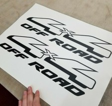 One Pair Matte Black 4x4 Off Road Decals Sticker 98-07 Bed Side Truck One Pair Matte Black 4x4 Off Road Decals Sticker 98-07 Bed Side Truck