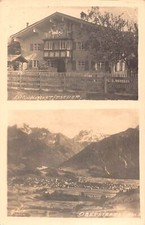 A127 Germany 1951 Londhaustitscher Oberstdorf House vintage postcard