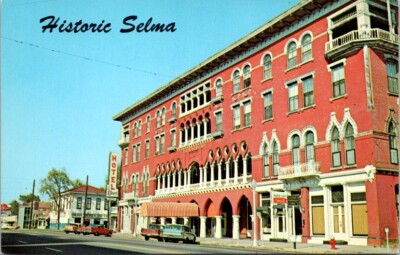 Vintage Postcard Hotel Albert Historic Selma Alabama AL                     N334