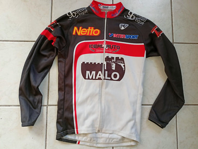 MAILLOT CYCLISTE VELO Route/Vtt Homme Fdx Blanc/Noir, Taille L , Neuf