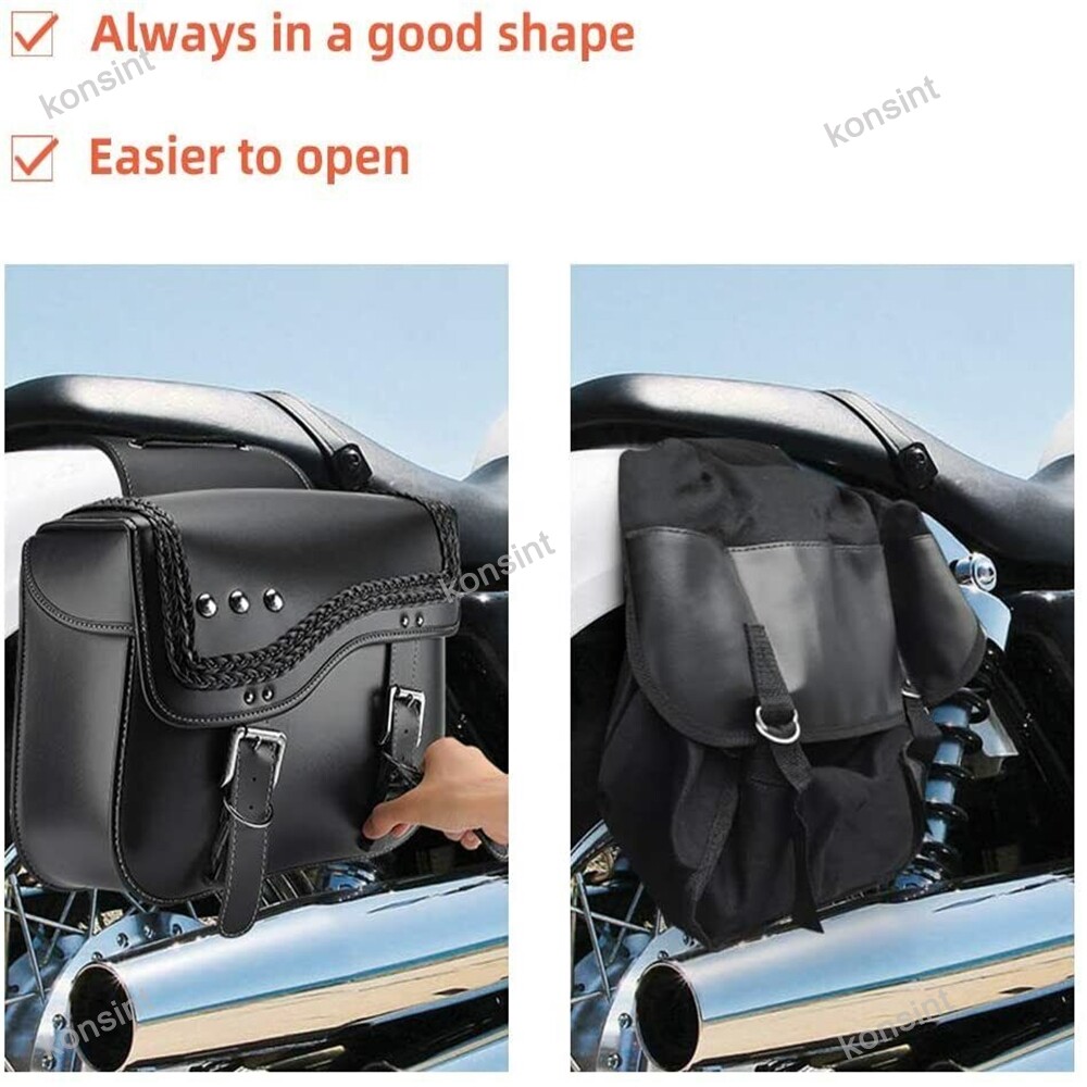 Motorcycle Saddlebags For Honda Shadow VT ACE Aero Sabre Spirit VLX 600