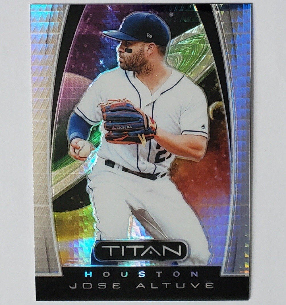 JOSE ALTUVE 2019 Panini Chronicles Titan Baseball #15 Hyper Prizm /299