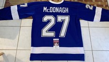 Ryan Mcdonagh Signed Autographed Tampa Bay Lightning Custom Hockey Jersey JSA