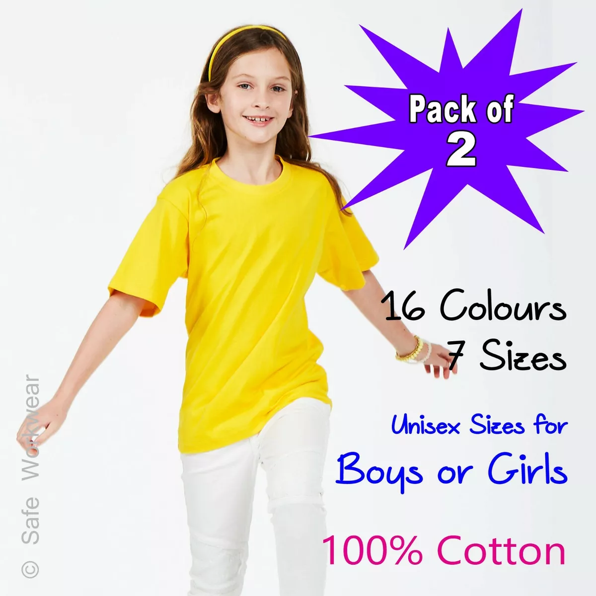 yellow uniform shirts for toddlers