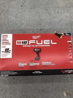 Milwaukee Tool 2967-22Gg M18 Fuel 1/2 In. High Torque Impact Wrench With