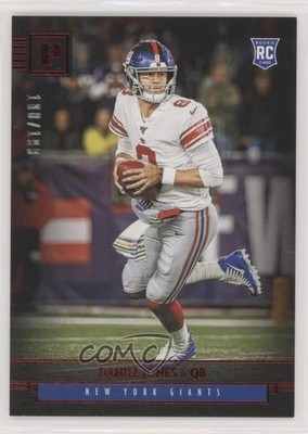 2019 Panini Chronicles Panini Red 100/199 Daniel Jones #P13 Rookie RC 02rn